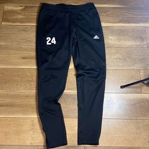 Black Adidas sweat pants